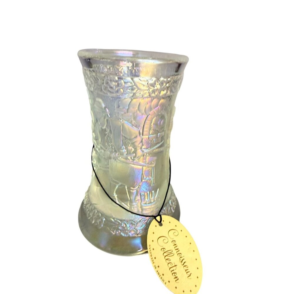 Fenton Carnival Glass Blacksmith glass blower Mug Tankard 29/1500 Ltd Ed - Picture 6 of 16